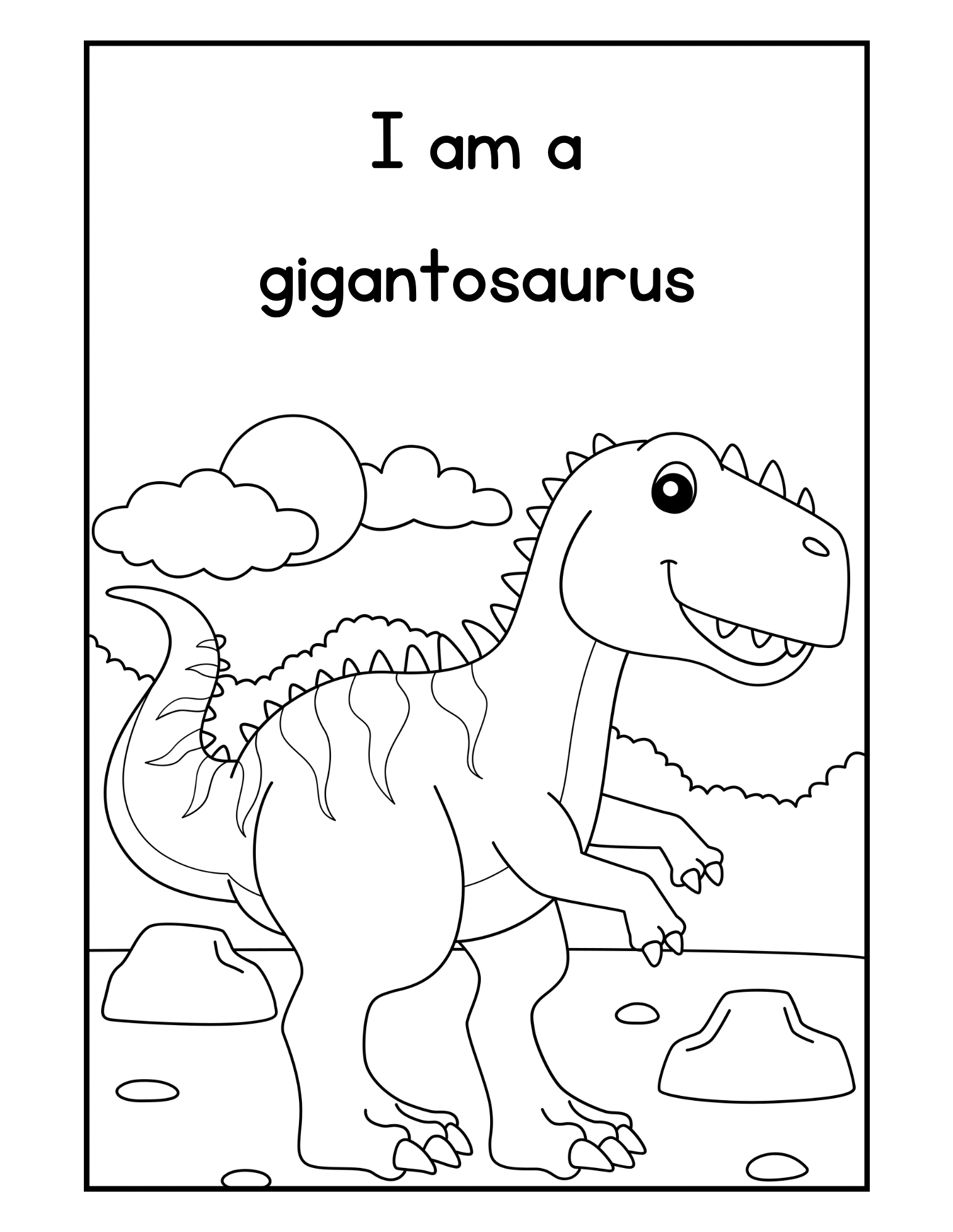 Coloring booklet of wild animals and dinosaurs 🎨🖌️