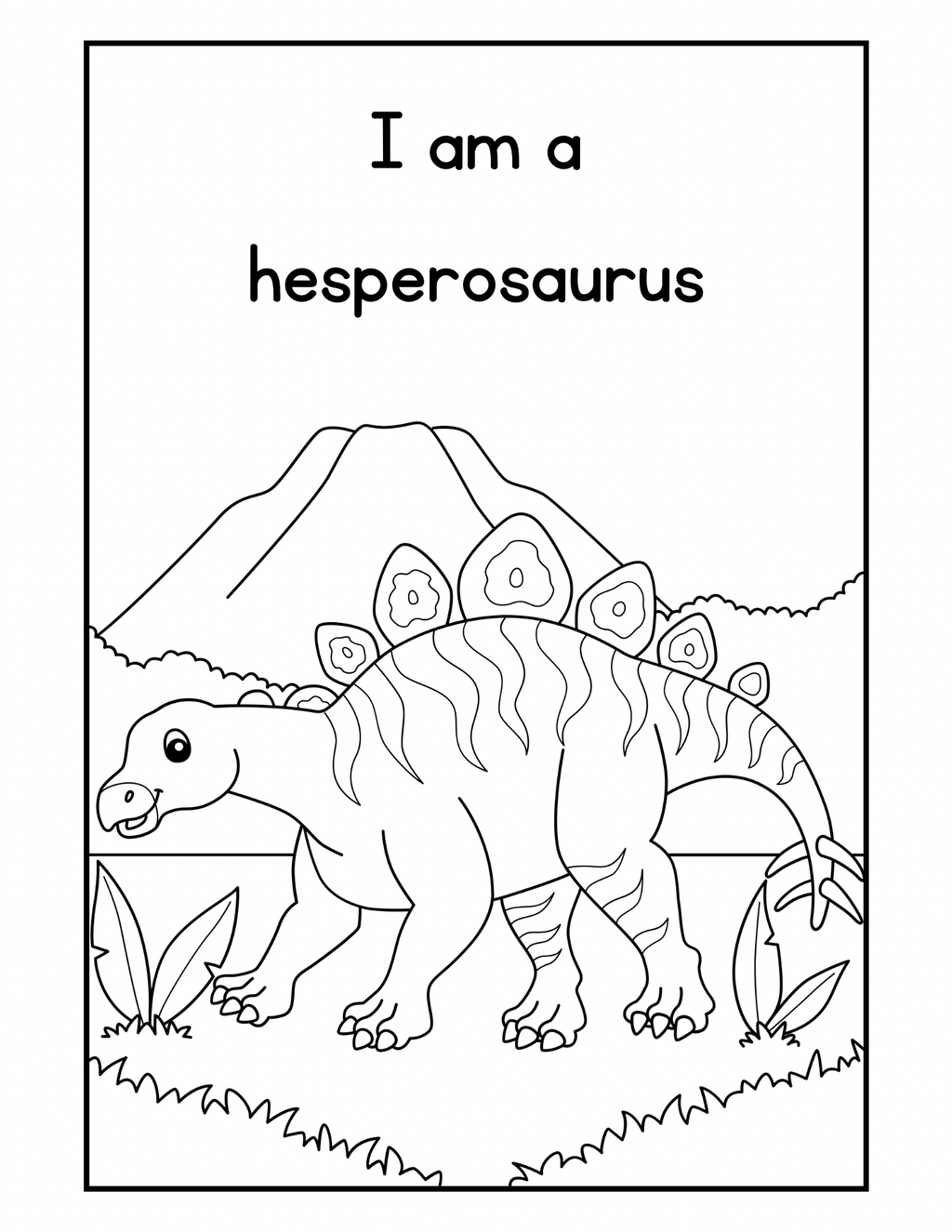Coloring booklet of wild animals and dinosaurs 🎨🖌️
