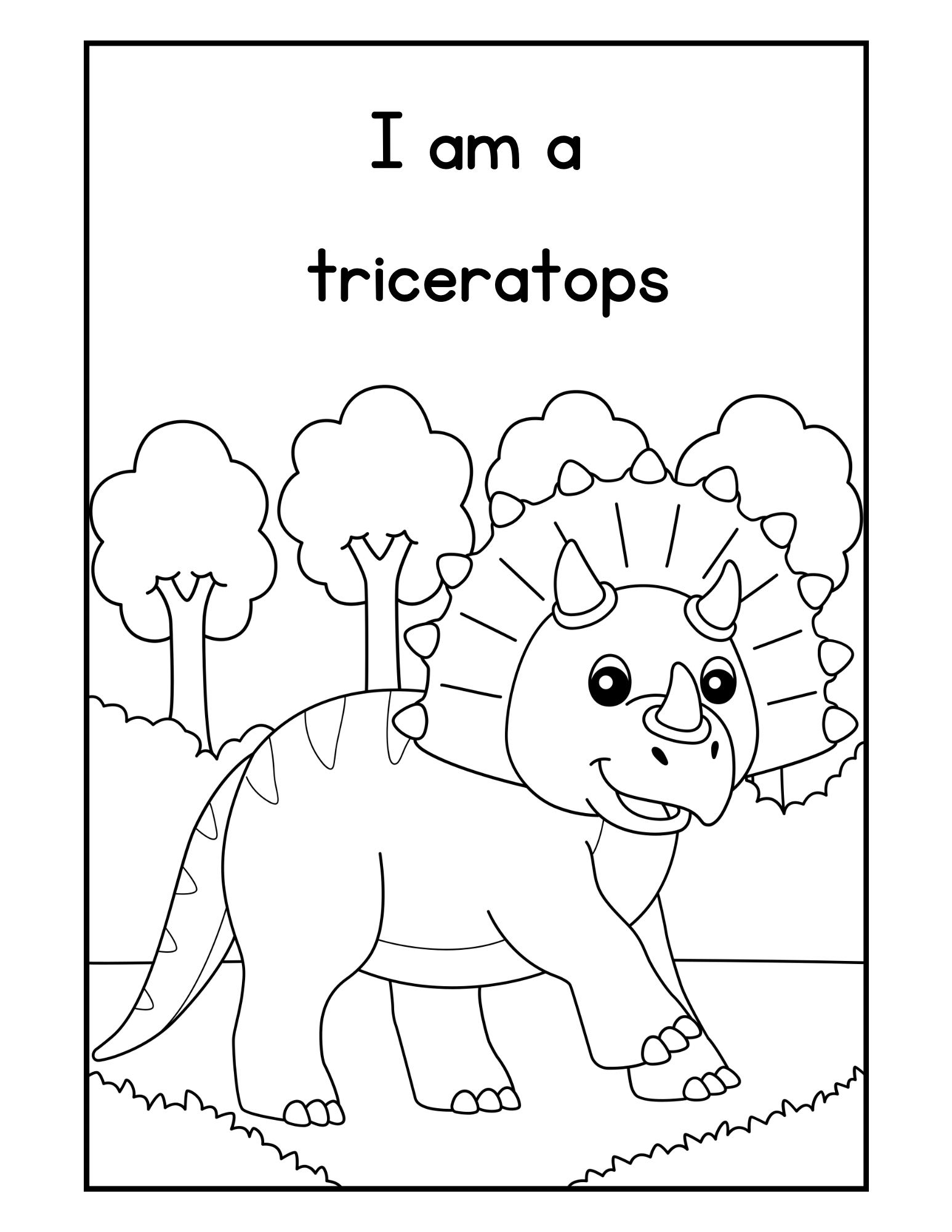 Coloring booklet of wild animals and dinosaurs 🎨🖌️