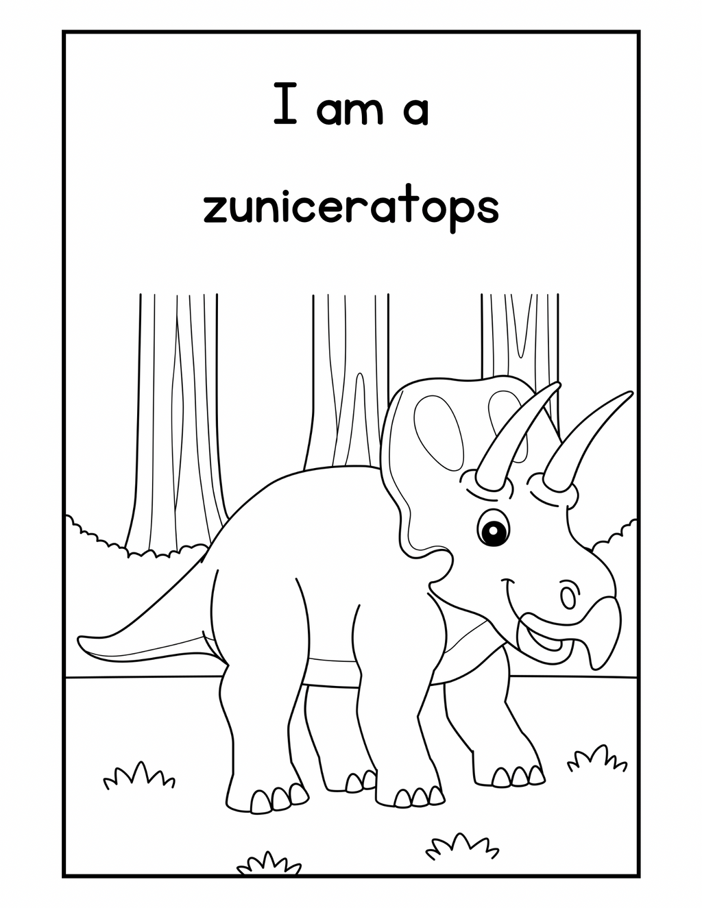 Coloring booklet of wild animals and dinosaurs 🎨🖌️