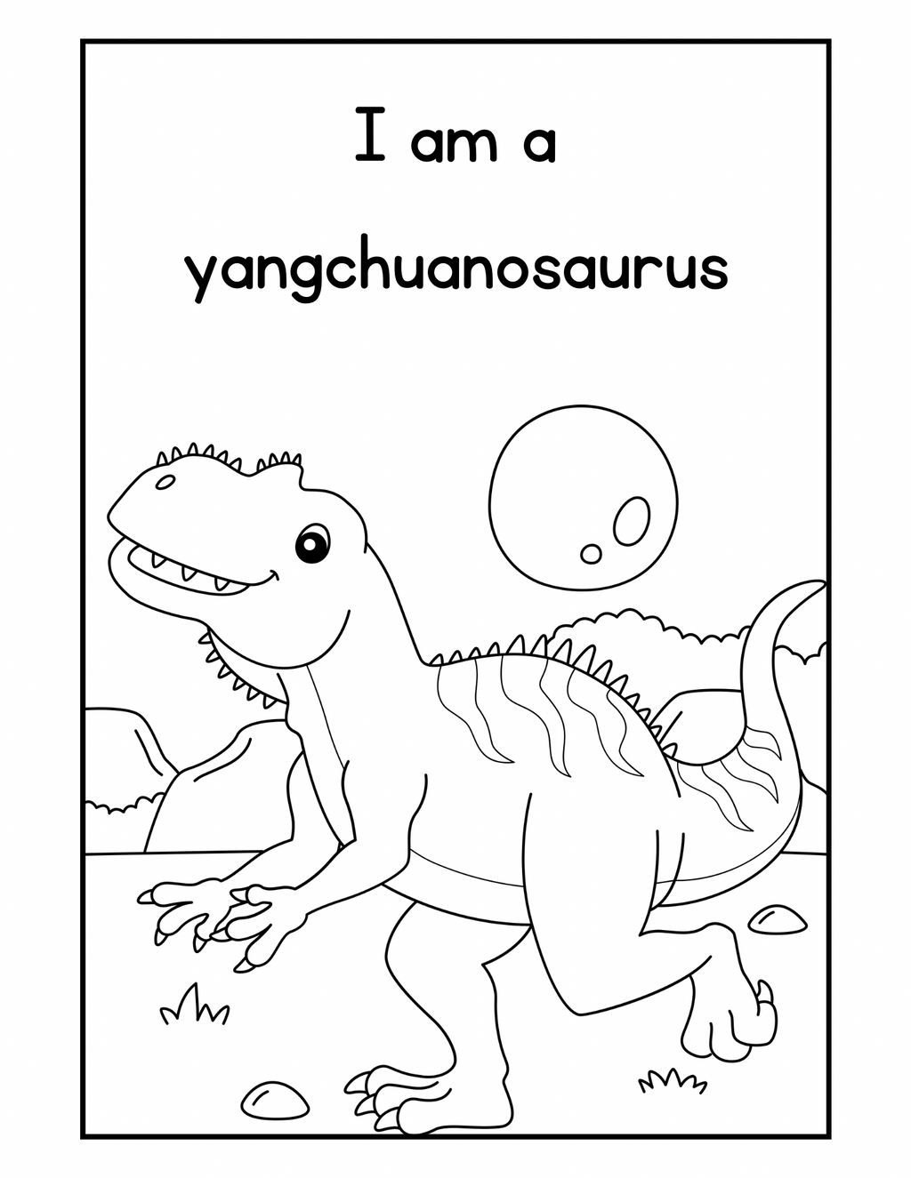 Coloring booklet of wild animals and dinosaurs 🎨🖌️