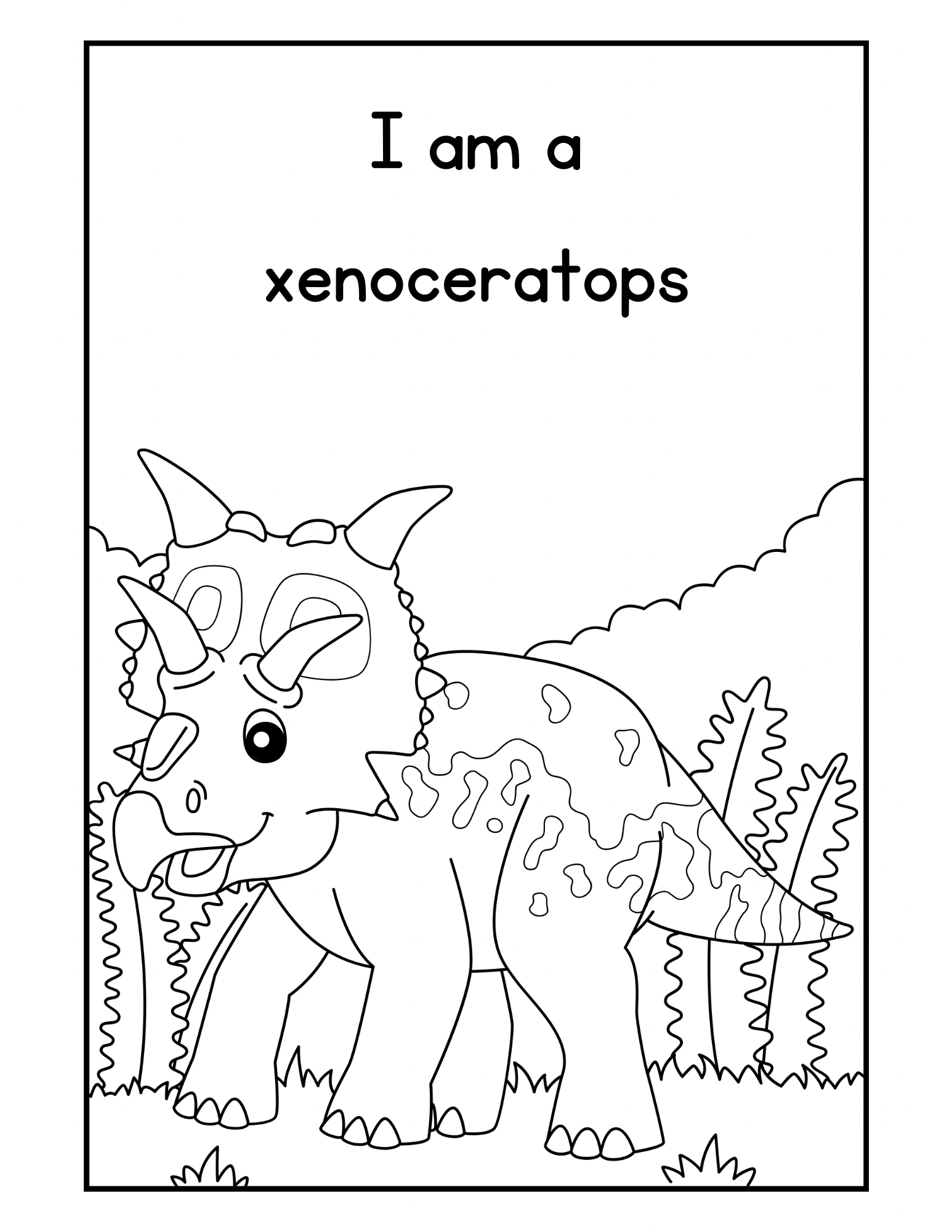 Coloring booklet of wild animals and dinosaurs 🎨🖌️