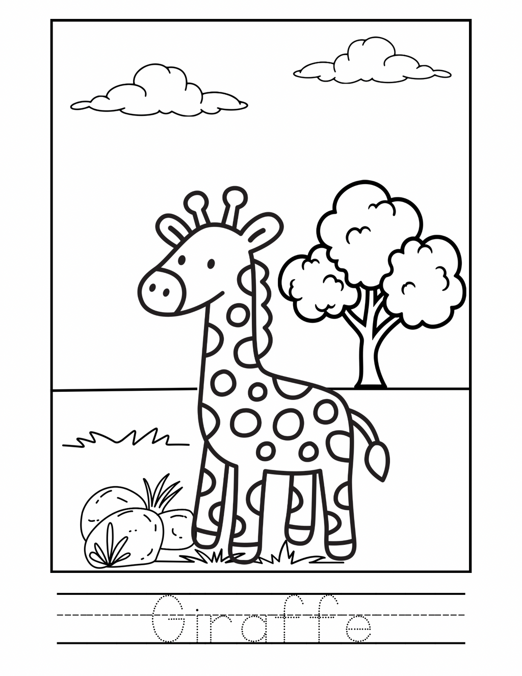 Coloring booklet of wild animals and dinosaurs 🎨🖌️