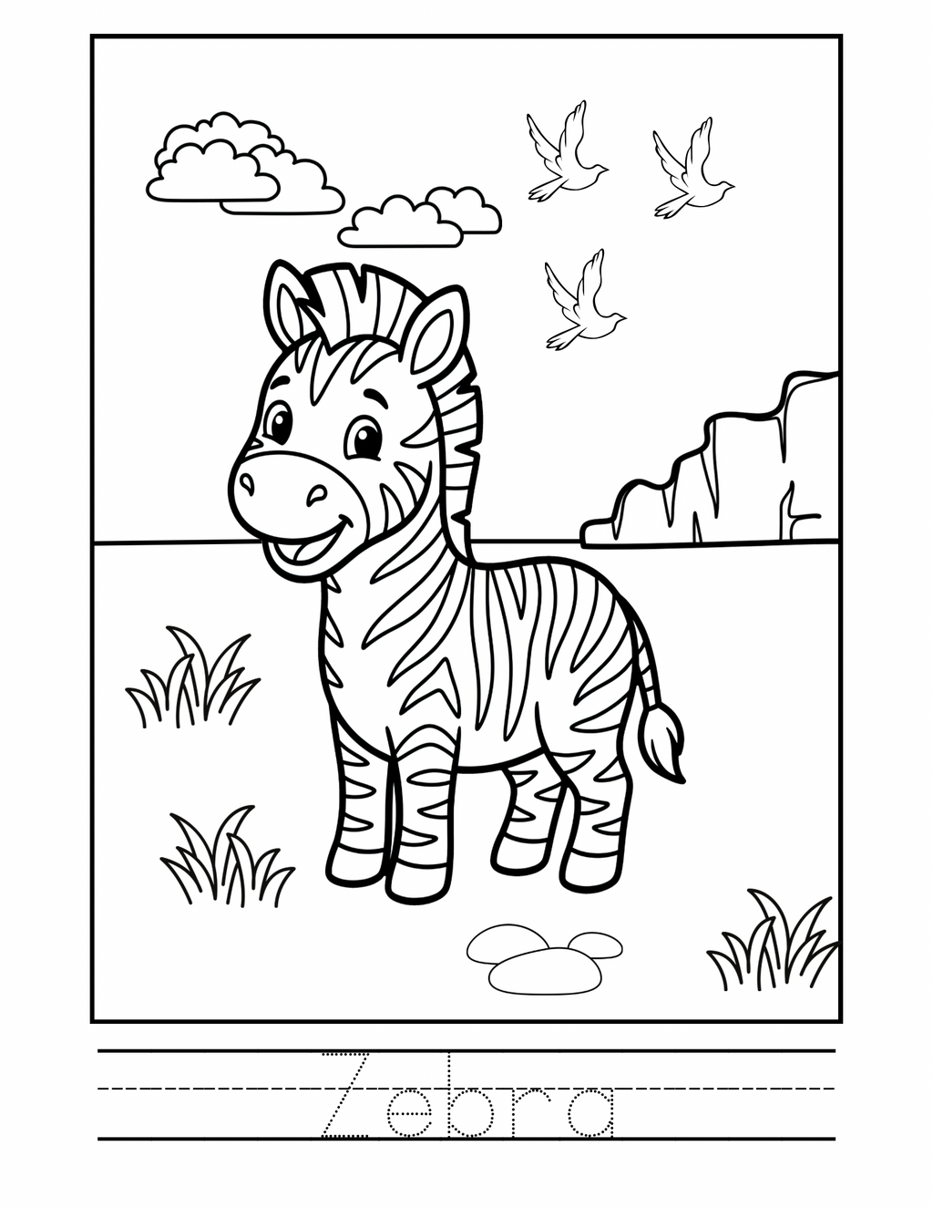 Coloring booklet of wild animals and dinosaurs 🎨🖌️